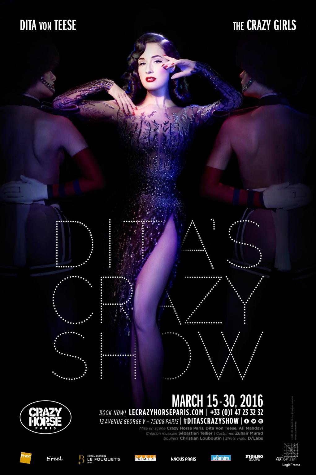 Crazy Horse, Paris with Dita Von Teese 