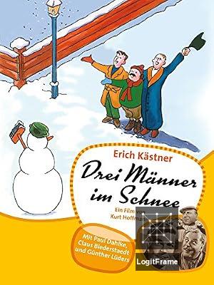 Drei Männer im Schnee 